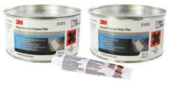 3M Heavy General Purpose Body Filler A heavier weight filler that allows easier filling of deep panel damage and can be used prior to finishing with a light filler such as 3M General Purpose Body