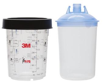Insert case Mini Size Offering all the features and advantages of the standard PPS Paint Preparation System, mini cups are ideal when less material is required.