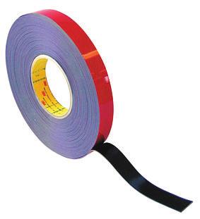 Double Sided Adhesive Tapes 3M Acrylic Plus Tapes PT1100 Offering high adhesive strength, these high density acrylic foam tapes with acrylic adhesive on both sides are ideally suited to critical