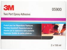 Adhesives 3M Flexible Plastic Filler Flexible plastic filler and front repair material, it is fast drying (15 mins) two component repair material for front side bum repair.