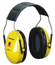Personal Protection Passive Ear Muffs Ear muffs consist of rigid cups with soft cushions that seal around the ears to reduce noise.
