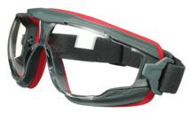in extreme conditions against a range of hazards. 3M GoggleGear 500 Series Goggle The 3M GoggleGear 501 has a low profile design, an adjustable headband and optional prescription insert.