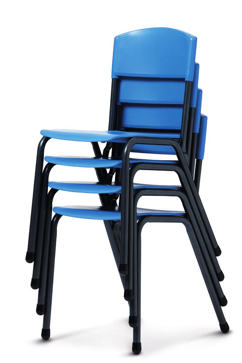 Seats and backs are available in polypropylene or upholstered.. Stacking Stack to a maximum of 10 high. Linking Optional linking system.