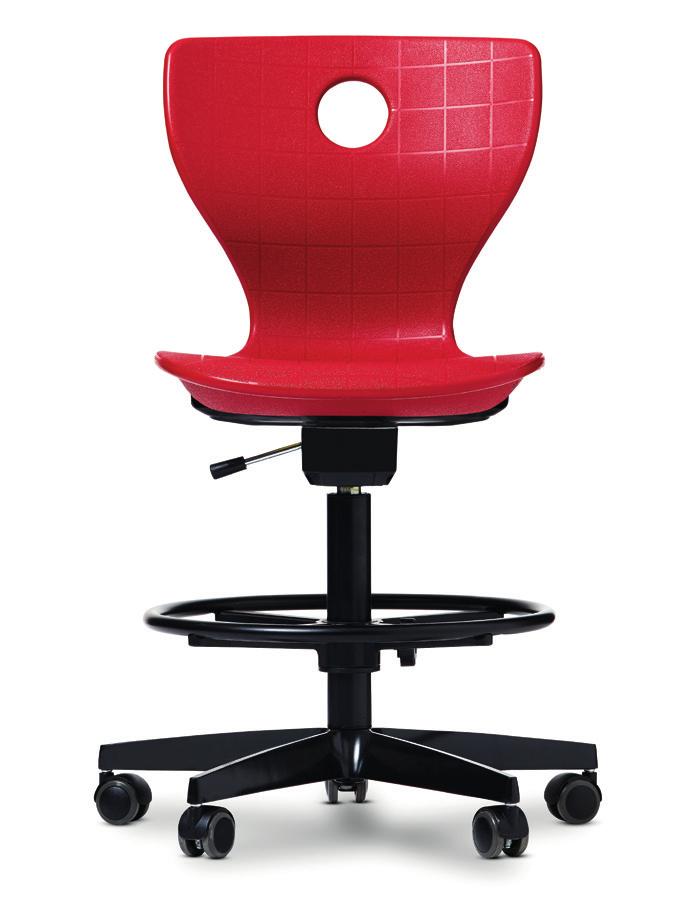Frame The rocking and swivel movement of the chair encourages the natural movements of the body Adapt Ergo-Dynamic