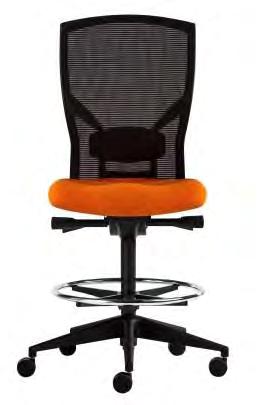 Arms Black Seat Depth Adjustment Height + Depth Adjustable Lumbar Support Black Nylon / Polished Aluminium Hi Arch