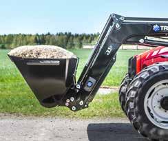 An excellent example is the Trima Plus Level function, which increases the usefulness of both loaders and tractors.