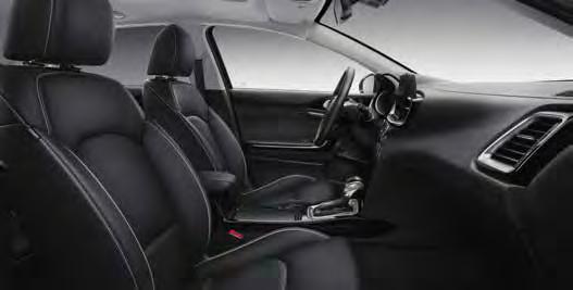 EX optional top black leather grade EX optional grey colour pack EX optional black colour pack Soft, bolstered seats with black genuine full leather offer