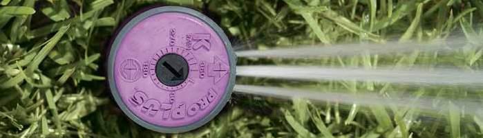 RCW SERIES Rotors, Sprays and Indexing Valves for Reclaimed Water Worldwide regulations frequently require reclaimed water usage sites to use components identified with a purple cap or collar.