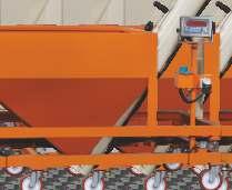 Movement out of the motor is transferred to conveyor and mixer by means of belt and pulley system.