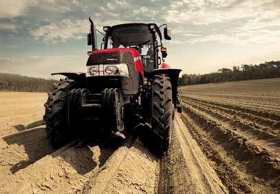 That s why Case IH focuses on transmissions, steering, braking and wheel/tyre equipment to ensure that as much as possible of the potential in the engine gets to the ground.