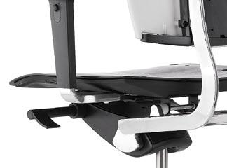 Features 1 A key feature of the chair, resulting in significant tooling investment and design,