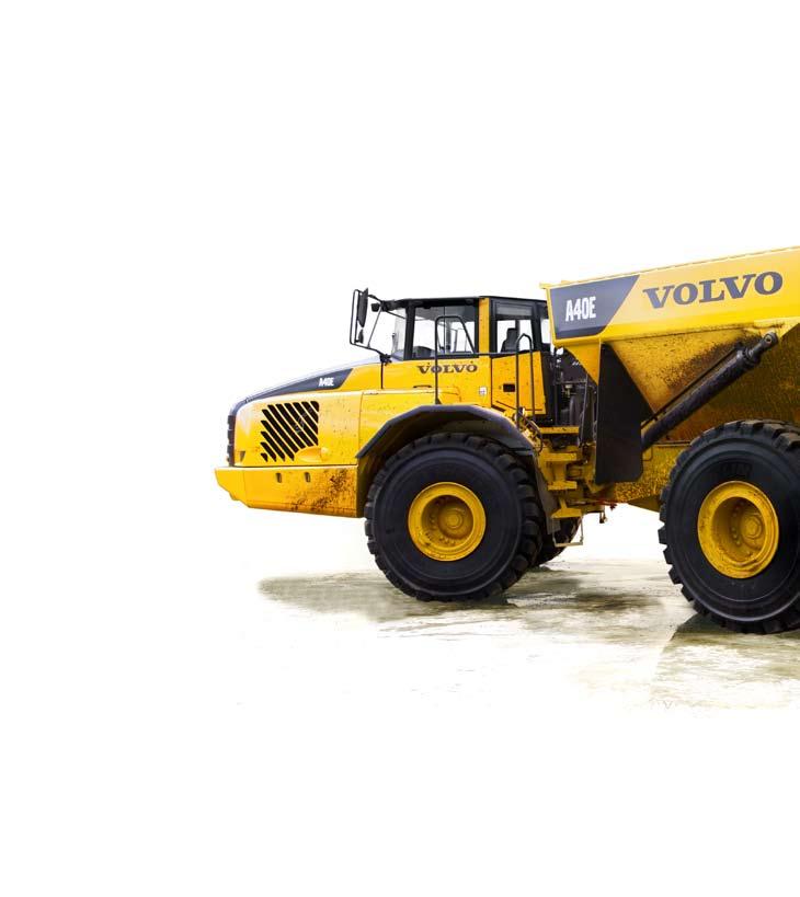 A LOW-PROFILE PARTNER TO TRUST Volvo s Unique Self-compensating Hydro-mechanical Steering Powerful and accurate steering for safe operation and high productivity.