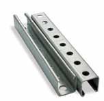 Channels, Straps and Clamps B-00 Channel x 2 7 8 7 8 2 6 2 2 2 Length (FT.) B-00-0SS Type 04 0 B-00-06-SS Type 6 0 Use H--B bolts and B-0-/2 or B--/2 stainless steel nuts for mounting fittings.