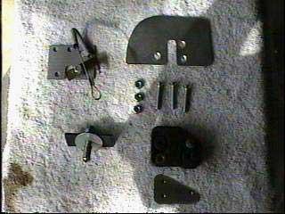 For $85, you can obtain a set of scissor door latches and striker pins from: http://www.lamboshop.com/kit.