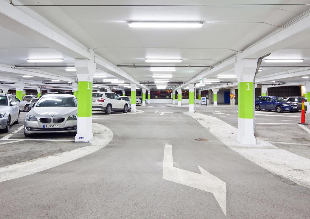 GLG series Arlanda Airport T4 parking house, Stockholm-Arlanda Airport, installation was made in 2011 with over 700 pcs.