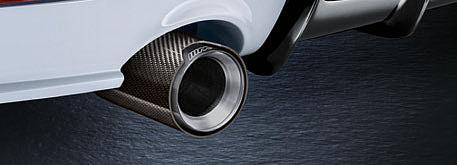 Silencer system For an impressively sporty sound inside and outside the vehicle. In weatherproof stainless steel.