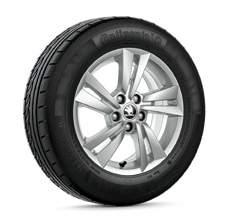 20 21 Vigo 5JA 071 496H 8Z8 light-alloy wheel 7.0J 16 for 215/45 R16 tyres ET46 silver metallic Rock 6V0 071 496C 8Z8 light-alloy wheel 7.