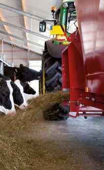 Optimum discharge Trioliet Feed Management system for efficient feeding The
