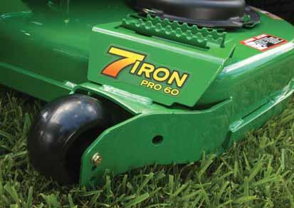 It takes 4,000,000 pounds of pressure to turn a sheet of 7-gauge steel into the backbone of the best mower deck in