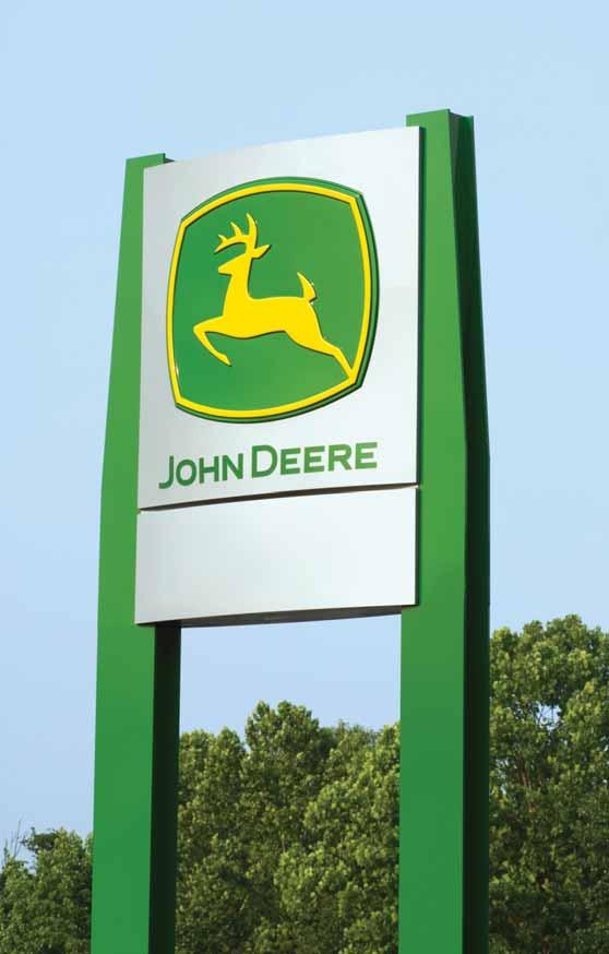 10 You get the best of an entire company with every purchase. A dealer who gets the commercial business. John Deere knows keeping your equipment up and running is job number one.
