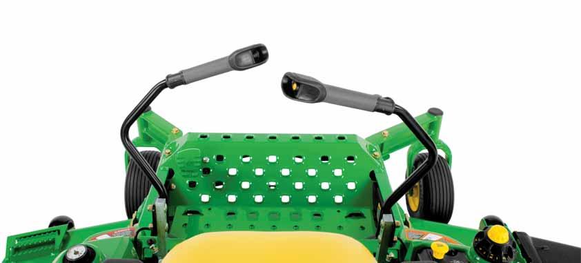 ROPS (rollover protective structure) Z900 mowers are equipped with an ANSIcertified, rollover protective structure (ROPS) and