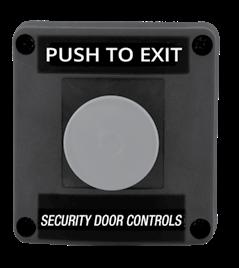 450 SERIES - Vandal Resistant ALUMINUM Exit Switch Discount Code Stainless Steel Button - 1/4" Thick Aluminum Plate - Security Screws - Plated Finish Not Available 1 Gang Narrow Contact Sign 451V