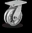 370 Empire Economical Impact & Shock Kingpinless Casters CAPACITY TO 3000 Ideal for applications that are on the border of exceeding 2 wide safety factors, or where a premium 3 wide caster may be