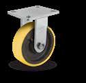 470 Empire Economical Impact & Shock Kingpinless Casters CAPACITY TO 3500 Ideal for applications that are on the border of exceeding 2 wide safety factors, or where a premium 3 wide caster may be