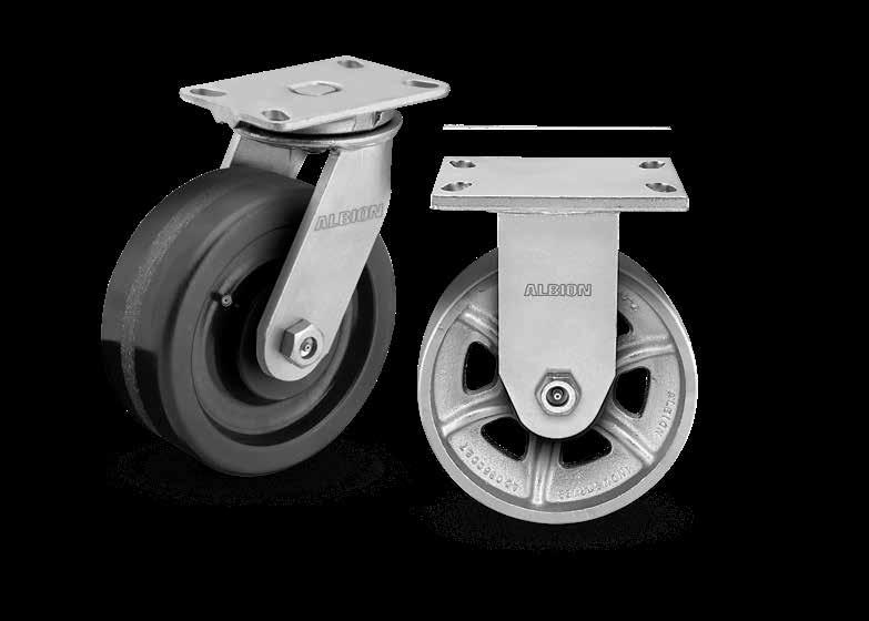 81 81 Heavy Duty Casters CAPACITY TO 2000 The 81 Series is drop-forged and recommended for heavy manual-moved loads or for medium duty power-drawn equipment.