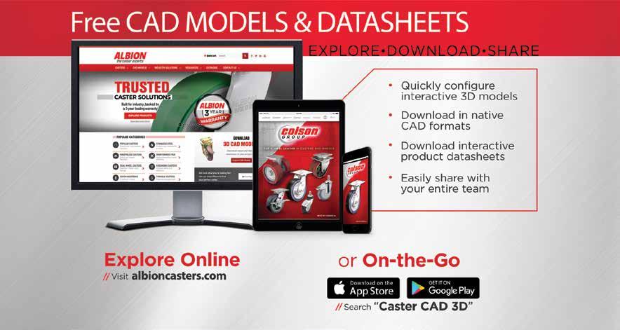 QUICK-START PRODUCT CATEGORIES A LEADING BRAND OF Full Visual Table of Contents Follows on Next Pages >> THE GLOBAL LEADER IN CASTERS AND WHEELS The industry leader and most