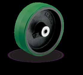 Wheels Polyurethane on Iron Wheels (Continued) Towing* VX Thick Tread Vulkollan on Cast Iron Wheels made with Vulkollan are the highest quality polyurethane wheels with unmatched performance and