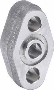 Siemens G 2018 Fittings - ccessories Oval flange 1 Overview Selection and Ordering data Oval flange with female thread, max.