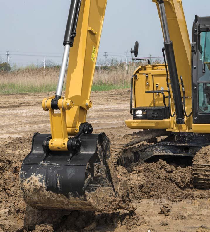 Performance Powerful digging combined with smooth control.