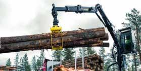 Wireless Scale High lift/weight ratio for higher payload Lightest total installation weight Oil filled base SmartBase Next generation forest people HiVision is a new way of operating forestry cranes,