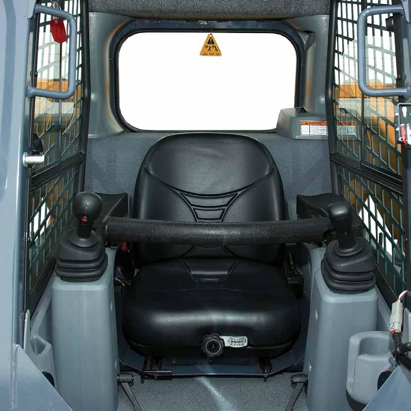 OPERATOR STATION COMFORT and SAFETY GET IN CONTROL HAND/FOOT