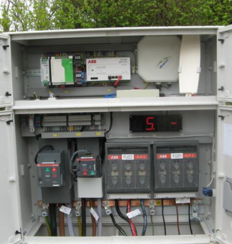 controlled LV grid equipment enabling measuring, information