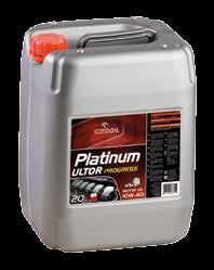 ENGINE OILS FOR TRUCKS, BUSES AND HEAVY EQUIPMENT PLATINUM ULTOR MAX 5W-40 14.3-40 164 10.3 235 60l SAE: 5W-40 ACEA: E7, E9 MB-Approval 228.