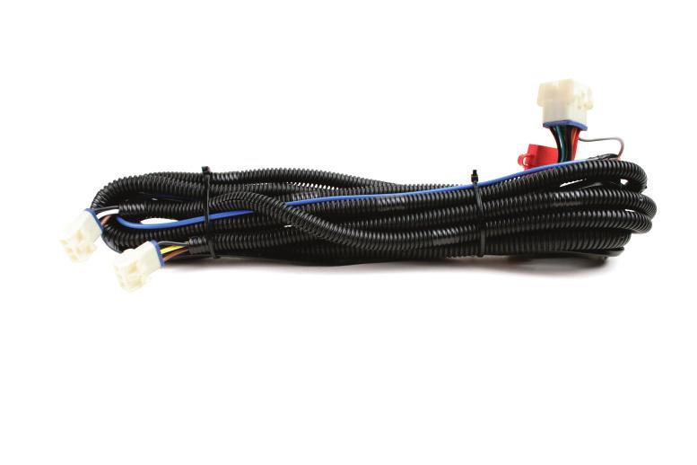 The kit has a 12 pin Dash Harness that connects to a pre-existing harness in the dash on models 2004 up to 2008.5 electric models. Above 2008.5 you will need the rear half harness part number 30848.