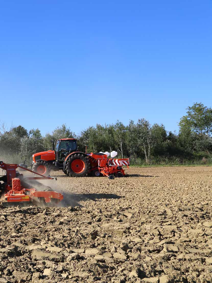 The weather conditions may differ quite considerably from year to year and also various crop rotations make it difficult to have just one implement to meet all requirements.