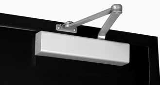 The Holder/Stop arm is intended for use where an auxiliary door stop cannot be utilized and no more than moderate abuse is anticipated.