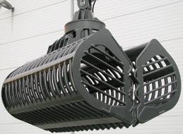 Beet grapple Grapple for the handling of beets for excavators up to 25t operating weight. Rounded teeth and the special shell construction make a smooth handling of the beets possible.