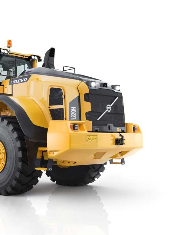 Volvo cab Volvo s industry-leading, certified ROPS/ FOPS cab features ergonomically placed controls, low internal noise levels, vibration protection and ample storage space.