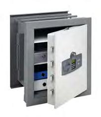 Wall safe Diplomat SECURITY LEVEL Wall safes WT 10 Diplomat Resistance grade I type tested and supervised security by ECB S/VdS certified protection against burglary according to EN 1143-1 back wall