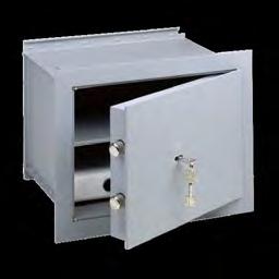 Wall safe CityLine SECURITY LEVEL Wall safe CityLine security level B according to VDMA 24992 As of May 1995 door double-walled locking through round bolts door with fire-protective material