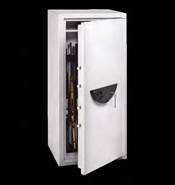 Gun cabinet Ranger I RESISTANCE GRADE Ranger I/8 RESISTANCE GRADE I type tested and supervised security by ECB S/VdS protection against burglary and fire according to EN 1143-1 body and door