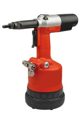Located at the bottom of the tool is a totally adjustable stroke length rotating knob to suit any grip range. A swivel air inlet is also included for increased mobility.