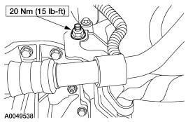 36. Install the roller followers. For additional information, refer to Roller Followers in this section. 37. Install the thermostat housing. For additional information, refer tosection 303-03. 38.