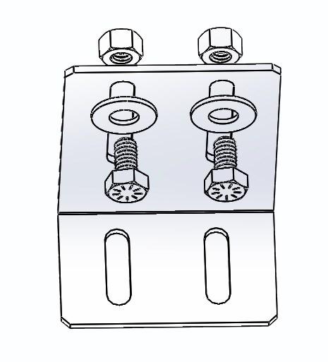 Mechanical installation Mounting through channel Two sets of mounting brackets with bolts, nuts and washers have been supplied with this unit, and can be found in the parts box.