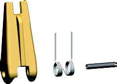 8 U Forged Safety Latch Kit for Wide Bowl Clevis Sling Hooks VHKS Forged Latch Spare Part for mm inch 7 + 8 9/32+5/16