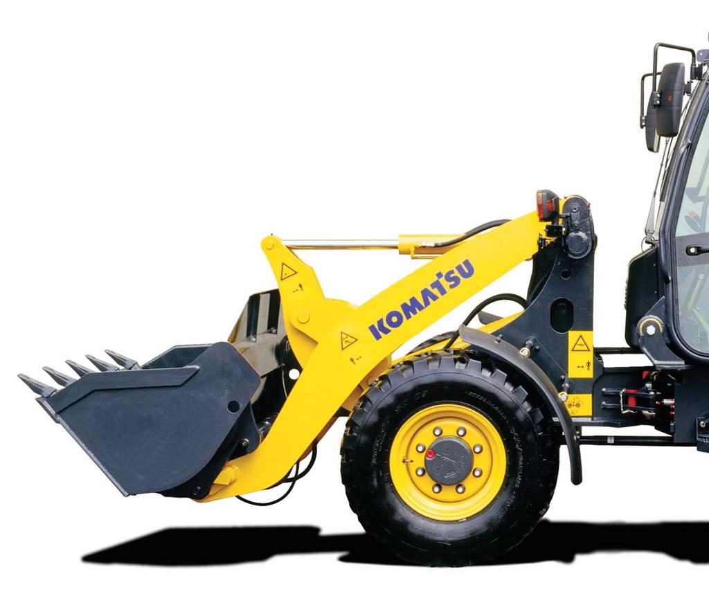 WA70-5 C OMPACT W HEEL L OADER WALK-AROUND The ground-breaking design of the WA70-5 revolutionizes this class of compact wheel loaders.
